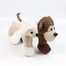 Bite Resistant Linen Puppy Dog Chew Toy Squeaky Elephant Horse Shape Pet Toys for Small Medium Dogs French Bulldog Accessories 2024 - buy cheap