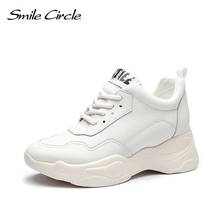 Smile Circle-zapatillas gruesas para mujer, zapatos informales con plataforma plana, suela gruesa, 2019 2024 - compra barato