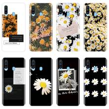 Capa floral com margaridas para samsung, proteção traseira para celular samsung galaxy m10 m20 m30 m40 2024 - compre barato