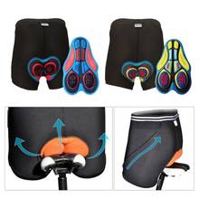 Shorts de ciclismo masculino com acolchoamento em gel, calções curtos com almofada, roupas íntimas para bicicleta, mountain bike e road bike 2024 - compre barato