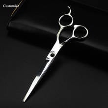 professional 4cr13 steel 7 '' Pet dog grooming hair scissors pet Cutting Barber haircut grooming shears Hairdressing Scissors 2024 - buy cheap