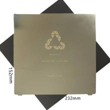 Placa flexível de 152x232mm, remoção de folha de aço e mola, base magnética, atualização para impressora 3d diy 2024 - compre barato