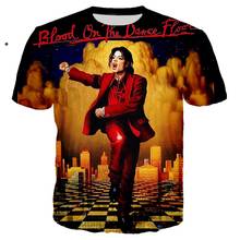 Singer Michael Jackson t shirt 3D Printed Rock tshirt Unisex Casual Streetwear hip hop clothes harajuku Tops Camiseta hombre 5XL 2024 - buy cheap