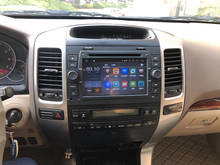 Rádio para carro com navegador gps, 1024*600 hd 8core, 4 gb ram, 64 gb rom, android 10, para land cruiser prime 2002-2008 com navegação por gps 2024 - compre barato