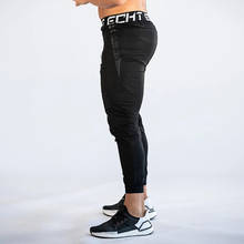 Однотонные спортивные брюки для бега, мужские спортивные штаны, быстросохнущие гимнастические спортивные брюки, мужские тренировочные брюки для тренировок, фитнес-колготки, спортивная одежда 2024 - купить недорого