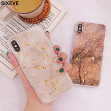 Luxury Gold Foil Bling Marble Silicone Phone Case For iPhone 7 8 Plus iPhone X 10 XR XS Max 6 s 6S 7 7S 6Plus 6SPlus 7Plus 8Plus 2024 - buy cheap