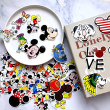 Hot 50 pcs Disney cartoon animation Mickey Mouse Donald Duck Stickers Toys For Kids Luggage Guitar Personality Graffiti Stickers 2024 - buy cheap