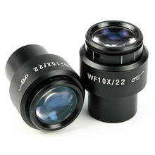 Un par de WF10X 22mm súper ancho campo de ojo punto microscopio ocular binocular microscopio estéreo lente w/ojo tazas mount 30mm 2024 - compra barato