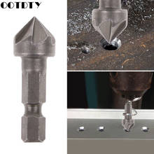 6 Flute Countersink Drill Bit 90 Degree Point Angle Chamfer Cutting Woodworking Tool 2024 - buy cheap