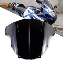Parabrisas para motocicleta Kawasaki Ninja ZX6R ZX-6R ZX636 03 04, deflectores de viento, accesorios 2003 2004 ZX 6R 2024 - compra barato