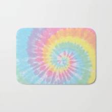 Tapetes de banheiro antiderrapantes, tapete com tie-dye, absorvente de flanela, para entrada de porta de banheiro 2024 - compre barato