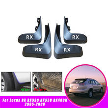 Car mudguards Fender for Lexus RX RX330 RX350 RX400h 2005-2008 Splash Guards Mud Flaps Mudguards auto Accessories 4pcs 2024 - buy cheap