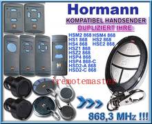 Hormann hsm2, hs4, hs1 ,hs2,hs4 ,hse2 ,hsz1 ,hsz2 ,hsp4 ,hsp4 -c,hsd2-A transmissor de substituição de controle remoto muito 2019 2024 - compre barato