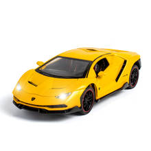 1:24 High simulation Lamb LP770-4 Car Alloy Sports Car Model Diecast Sound Super Racing Hot Car Wheel Children Gift Collection 2024 - buy cheap