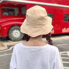 Панама женская хлопковая, модная Солнцезащитная шляпа в стиле кэжуал, для отдыха на открытом воздухе, Пляжная дорожная шапка, летняя 2024 - купить недорого
