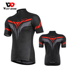 WEST BIKING-Camiseta de ciclismo para hombre y mujer, camisa deportiva de manga corta, transpirable, para verano, 2021 2024 - compra barato