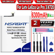 Hsabat bateria ltf23a 6300mah, para letv leeco le pro 3 pro3 aka zl1 x720 x721 x722 x725 x726 x727 x728 lex720 lex727 lex728 2024 - compre barato
