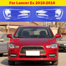 All New Car headlight shell cover For Mitsubishi Lancer Ex Front headlamps transparent lampshades lamp shell 2010-2016 2024 - buy cheap