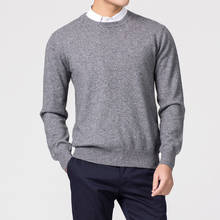 Knitted Men Sweaters O-Neck Long Sleeve Pullovers Homme Solid Cashmere Shirts Slim-Fit Plus Size Tops Korean Casual Style 2024 - buy cheap