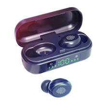Fone de ouvido sem fio ipx7 5.0 à prova d'água, mini bluetooth, com display de led, caixa de carregamento, para xiaomi 2024 - compre barato