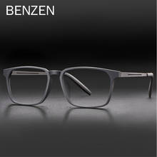 BENZEN Titanium + TR90 Optical Glasses Frame Men Ultralight Square Prescription Eyeglasses For Women Full Male Eyewear 5293 2024 - buy cheap