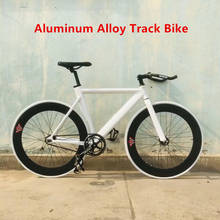 700c 52cm quadro muscular liga de alumínio engrenagem fixa bicicleta trilha 70mm altura aro da roda v freio roda livre 44mm fone de ouvido 2024 - compre barato