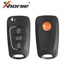 XHORSE XKHY02EN Wire Remote Key Flip 3 Buttons for Hyundai work with VVDI2 VVDI KEY Tool 1 PCS 2024 - buy cheap