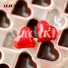 3D Polycarbonate Chocolate Bar Molds Plastic Heart Chocolate Candy Bakery Form Moulds Bakeware Polycarbonate Baking Pastry Tools 2024 - buy cheap