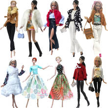 NK-vestido de invierno para muñeca, abrigo hecho a mano, traje de moda, camisa fresca, traje de belleza para Barbie, accesorios, regalo para muñeca JJ 2024 - compra barato
