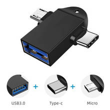 Adaptador OTG tipo C 2 en 1, Cable Otg tipo C para unidad de disco duro de tableta Xiaomi, convertidores USB para teléfonos inteligentes Android 2024 - compra barato