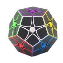 ZCUBE-rompecabezas de cubo mágico para niños, juguete educativo de fibra de carbono Kilominx 2x2, Cubo de velocidad dodecaedro, regalo 2024 - compra barato