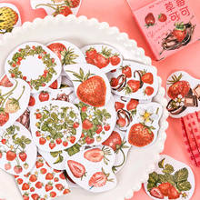 46 pcs/box Sweet Strawberry Chocolate Decorative Stationery Planner Stickers cute Scrapbooking DIY Diary Album Stick Lable 2024 - buy cheap