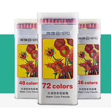 Héroe 72 colores acuarela lápiz De Color agua Soluble en lápiz De Color arcoíris Crayon De Couleur Kawaii Hb Color lápices para el colegio 2024 - compra barato