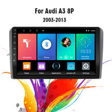 Eastereggs-Radio Multimedia con GPS para coche, Radio con reproductor, Android 8,1, 2Din, estéreo, WIFI, BT, para Audi A3 2003-2012 S3 2006-2012 RS3 Sportback 2011 2024 - compra barato