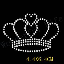 Free shipping crown Iron on Rhinestone Diamantes Transfer rhinesotne iron on heat transfer  crystal strass 2024 - buy cheap