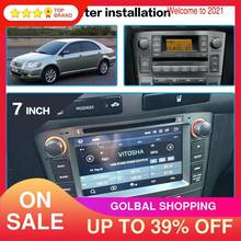 Автомобильный DVD-плеер PX6, Android 10,0, 4 + 64 ГБ, для Toyota Avensis 2002-2008, T250, GPS-навигация, мультимедийное радио, магнитофон, головное устройство 2024 - купить недорого