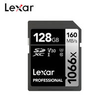 Original Lexar Professional SD Card 1066x 64GB 128GB 256GB Flash Memory Card SDXC U3 C10 V30 High Speed Max 160MB/s For Camera 2024 - buy cheap