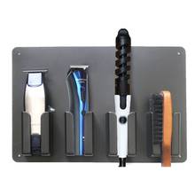 Wall-mounted barbeiro hair clipper rack de armazenamento acessórios do salão de beleza suporte ferramenta 2024 - compre barato
