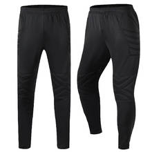 Soccer Pants Slim Jersey Protective Sponge Long Trousers professional Goalkeeper Doorkeepers pants Men Football Training pants 2024 - buy cheap