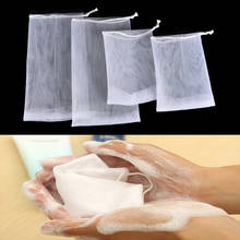 5Pcs/lot Soap Blister Mesh Bags Soap Net Foaming Popular Bath Shower Skin Clean Bubble Mesh Bag Bathroom Accessories 2024 - buy cheap