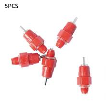 5Pcs Ball Chicken Waterer Nipple Drinkers With An Automatic Chicken Waterer Chicken Red Head Drinker 2024 - buy cheap
