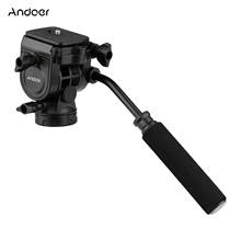 Andoer-Cabeza de bola hidráulica fluida para fotografía panorámica, máximo 5KG, con mango, tornillo de 1/4 pulgadas, trípode para videocámara 2024 - compra barato