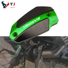 LOGO VERSYS Motorcycle Front Brake Cylinder Fluid Reservoir Tank Cover For Kawasaki VERSYS 650 2007-2019 VERSYS 1000 2015-2018 2024 - buy cheap