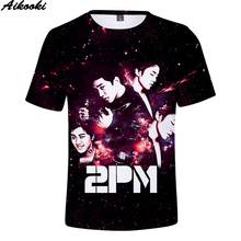 Print 3D 2PM T-Shirts Fashion Men/Women 2020 New Summer T-Shirt Mens Tops 2PM Short Sleeve 3D t shirt Plus Size Casual Tees 2024 - buy cheap