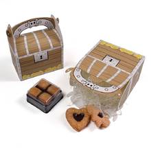 Treasure Gift Box with Handles Cake Cookies Packaging Bags Baby Shower Paper Candy Boxes Birthday Party Decorations Kids Favor 2024 - buy cheap