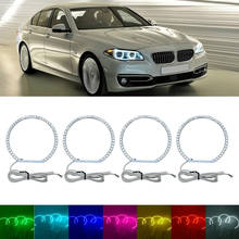 Headlight Multi-color RGB LED Angel Eyes Halo Ring Eye DRL RF Remote Control for BMW E36 E38 E39 E46 projector 4x131 Accessories 2024 - buy cheap