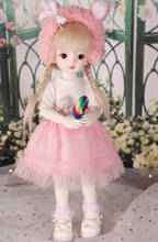 1/3 1/4 1/6 BJD SD кукла милое розовое платье Кукольное платье для игрушек Bjd кукла 2024 - купить недорого