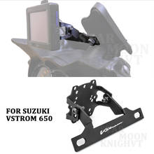 Motorcycle Accessories GPS navigation bracket Supporter Holder For Suzuki V-Strom 650 VStrom 2004 - 2011 2010 2009 2008 2007 2024 - buy cheap