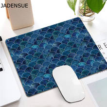 Cute Desk Mats Kawaii Mouse Pad Creative Square Dream Fish Scales Desgin for Office PC Computer Keyboard Mouse Mat Deskpad 2024 - buy cheap