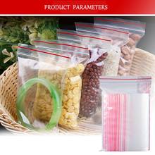 100pcs/pack Small Zip Lock Plastic Bags Reclosable Transparent Bag Shoe Bag Vacuum Storage Bag Poly Clear Bags Thickness 0.05mm 2024 - buy cheap